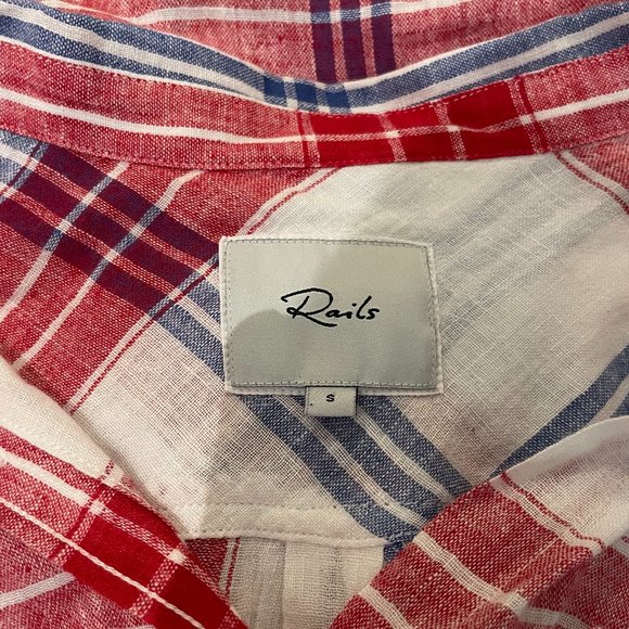RAILS Plaid Button Down BARELY WORN - Picture 3 of 5